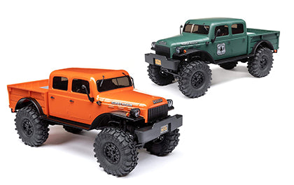 1/24 SCX24 Dodge Power Wagon 4WD Rock Crawler Brushed RTR, Orange