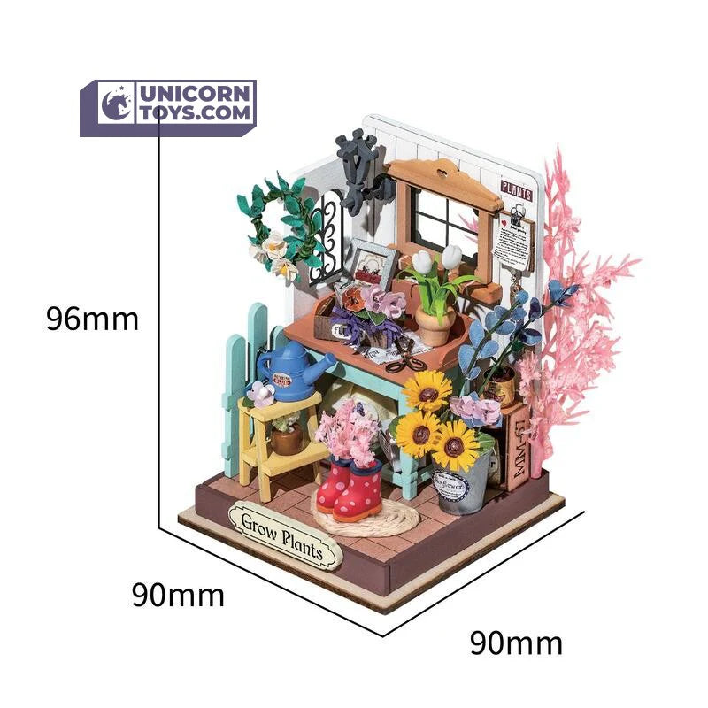 Dreaming Terrace Garden | Robotime Rolife Tiny DS030 DIY Dollhouse Miniatures Kit