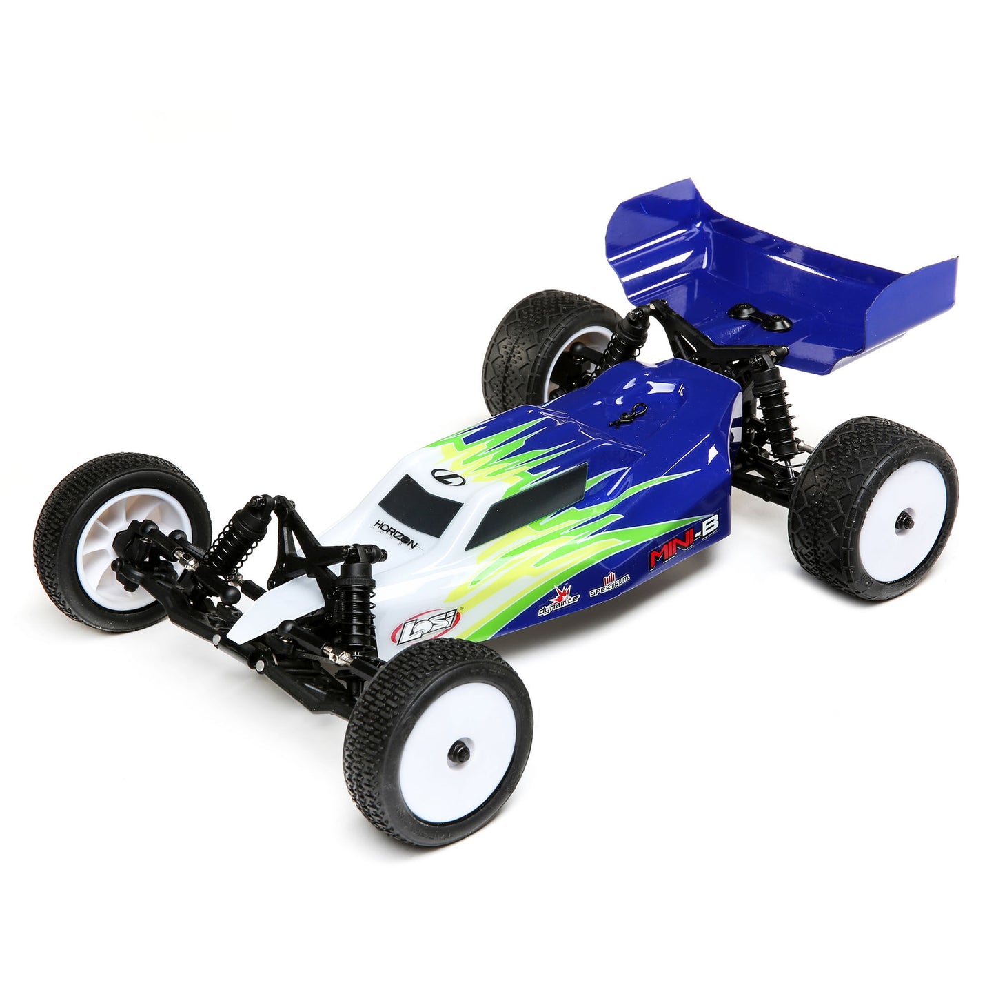 Mini-B 2WD Buggy Brushed RTR, Blue/White