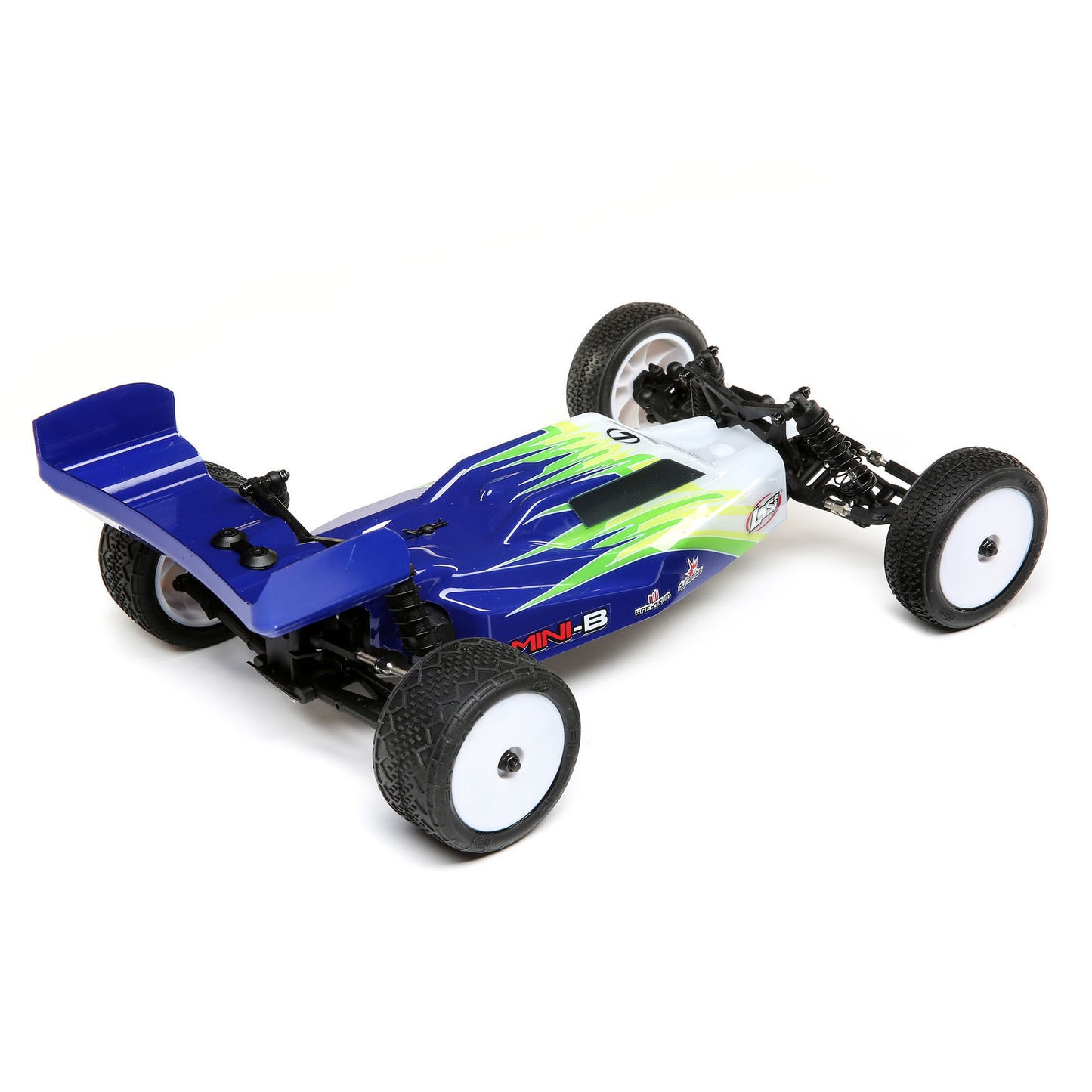 Mini-B 2WD Buggy Brushed RTR, Blue/White