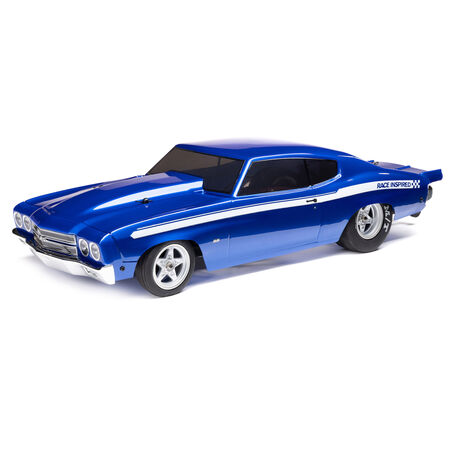 1/16 1970 Chevy Chevelle 2S 2WD RTR Brushless No Prep Drag Car BLUE