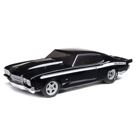 1/16 1970 Chevy Chevelle 2S 2WD RTR Brushless No Prep Drag Car BLACK