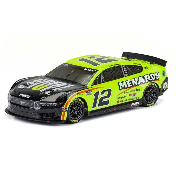 Losi NASCAR AWD RC Racecar, Ryan Blaney No. 12 Menards 2024 Ford Mustang