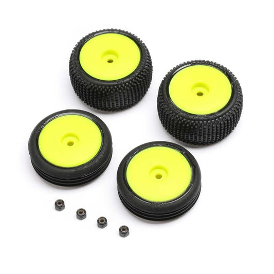 Micro-B Yellow Wheels and Tires