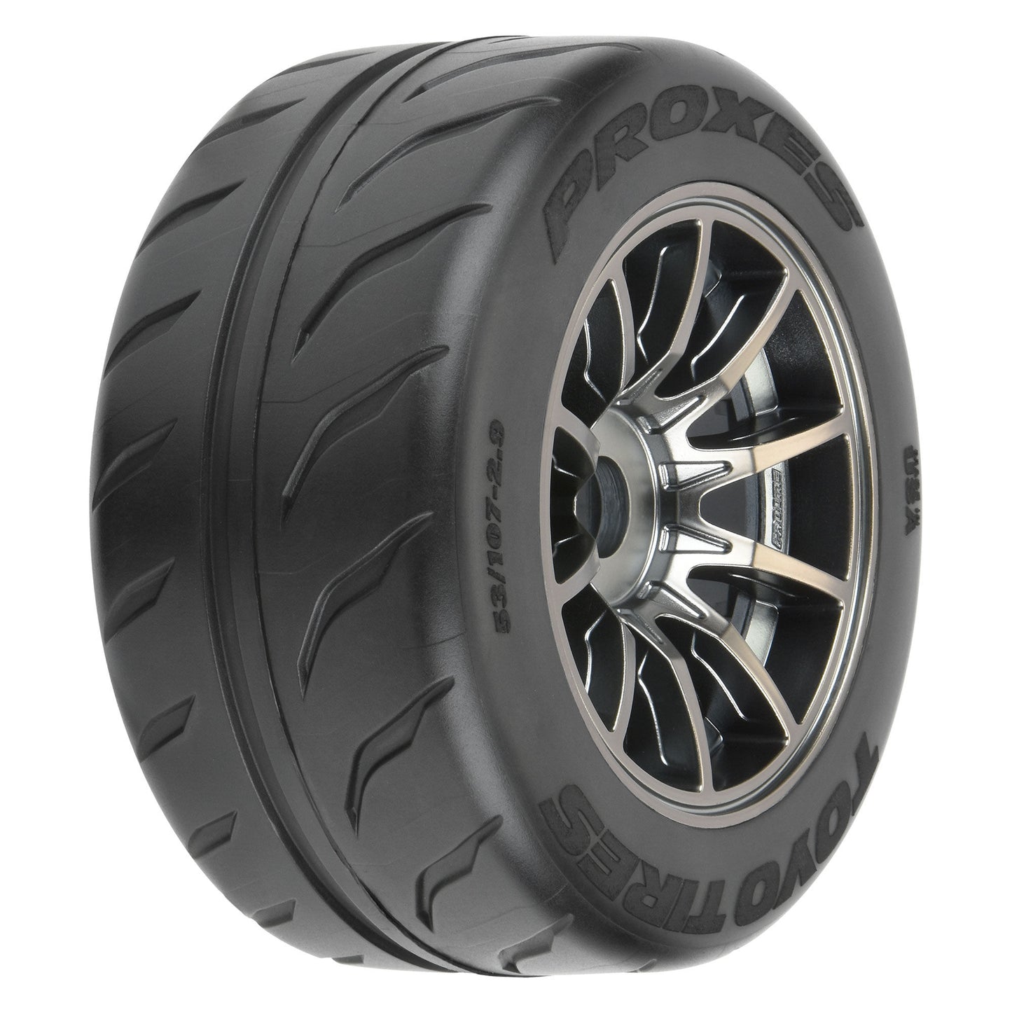 Toyo® Proxes R888R™ 53/107 2.9" S3 (Soft) mounted BELTED Street tires