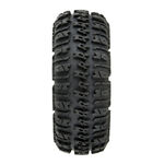 1/24 Trencher F/R 1.0" Tires Mounted 7mm Black Impulse (4): SCX24