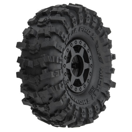 1/24 Mickey Thompson Baja Pro X F/R 1.0" MTD 7mm Black Holcomb (x4)