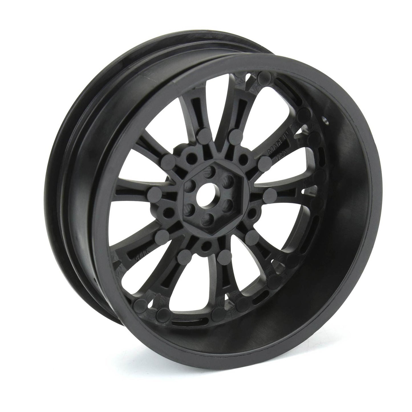 1/10 Pomona Drag Spec Front 2.2" 12mm Wheels (x2) Black