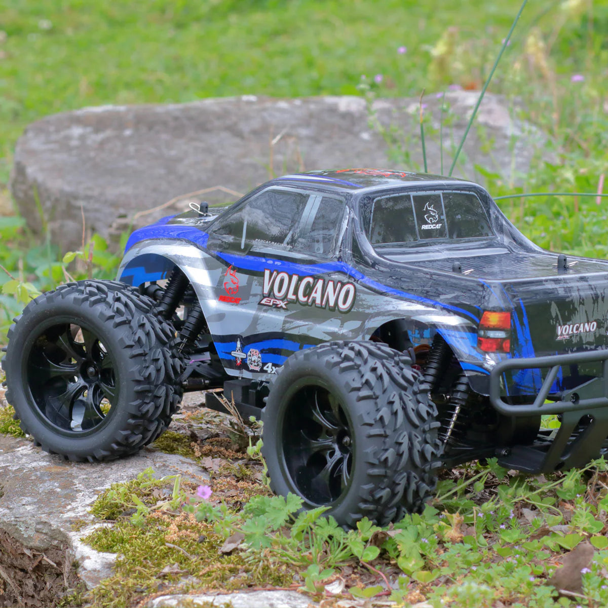 Redcat Volcano EPX RC Truck - 1:10 Brushed Elelectric Monster Truck BLUE