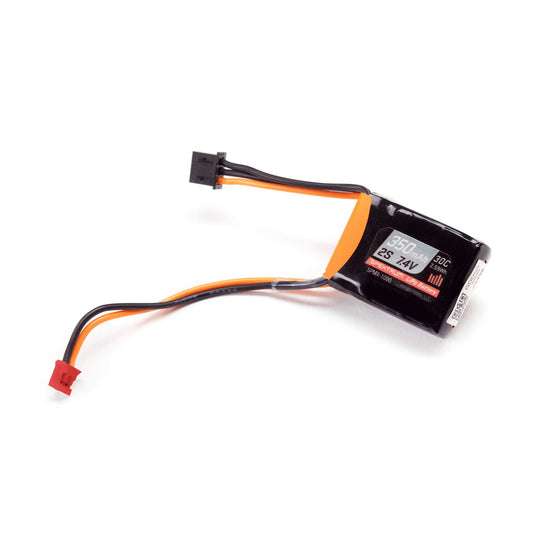 7.4V 350mAh 2S 30C LiPo Battery: PH2.0 (Losi Micro-B)