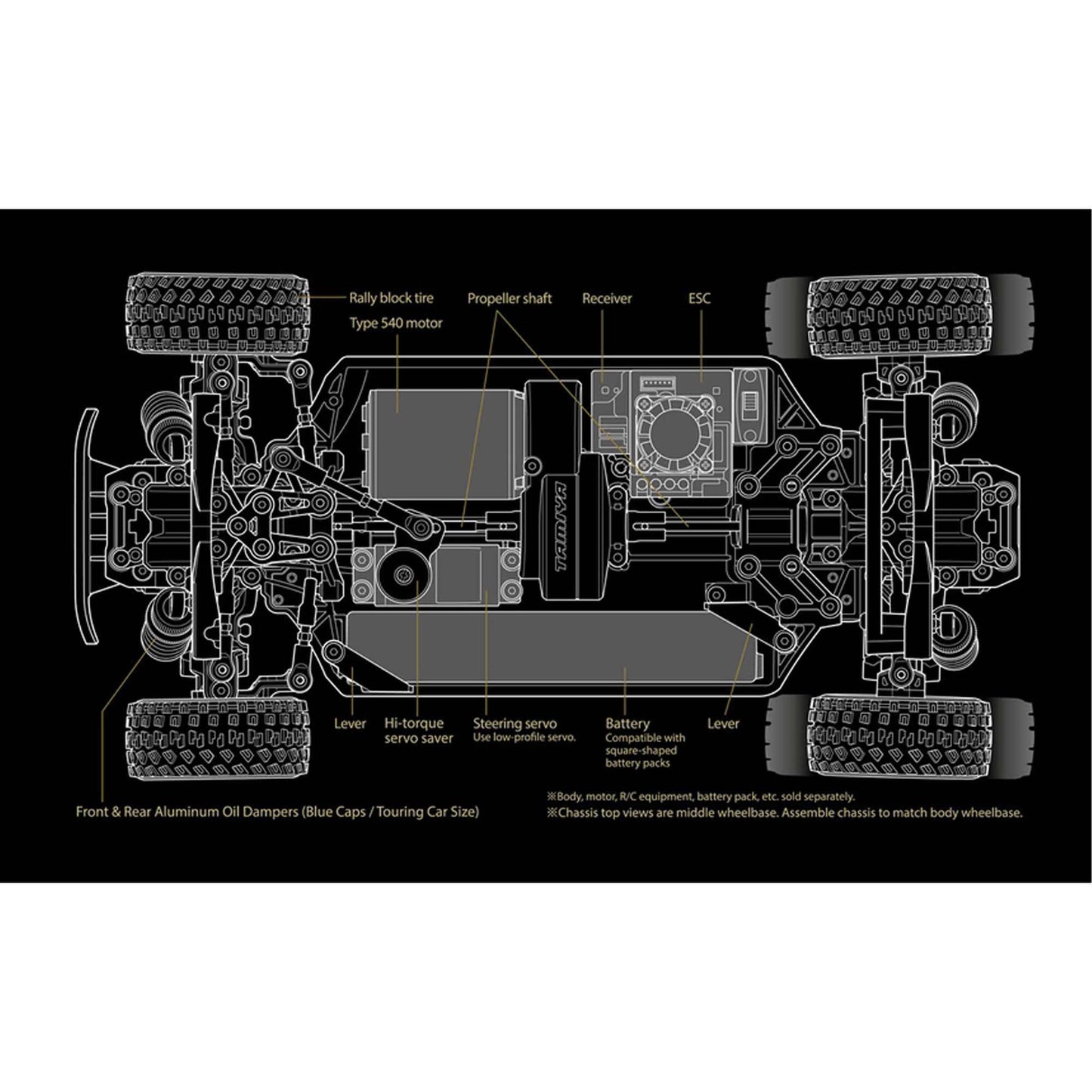 XM-01 PRO Chassis TAM58738 KIT