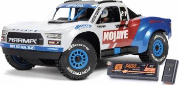 Mojave 223S BLX Brushless 4X4 Small Scale Desert Truck RTR with DSC Battery & Charger included, White