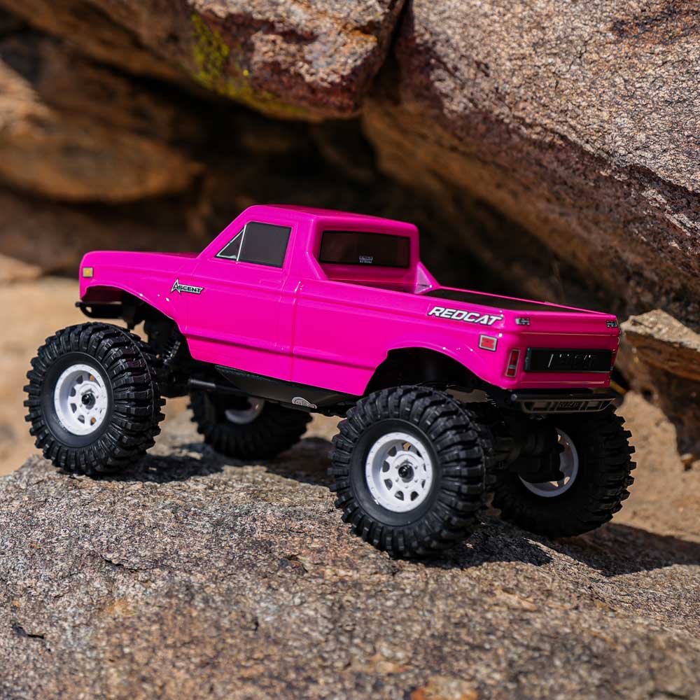 Ascent-18 RC Crawler - 1:18 Brushed Electric Rock Crawler (PINK)