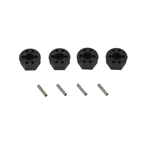 Plastic Wheel Hex w/ Pin (4pcs ea.)