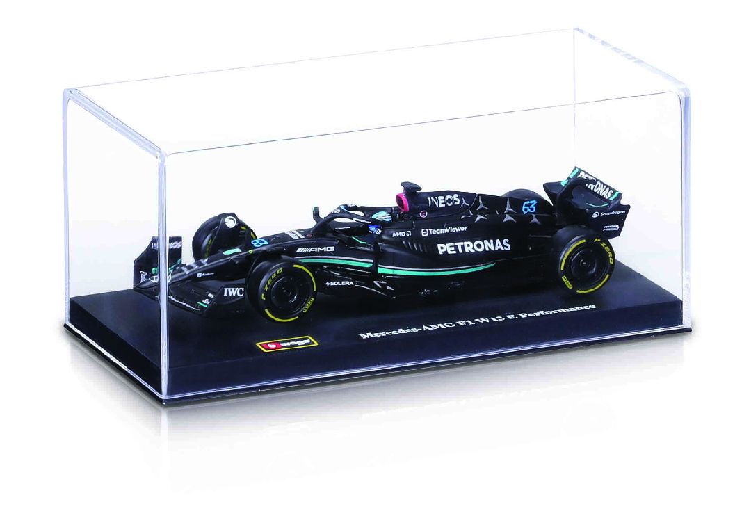 Bburago 1/43 Race Mercedes-AMG W14 (2023) w/ driver (Russell #63)