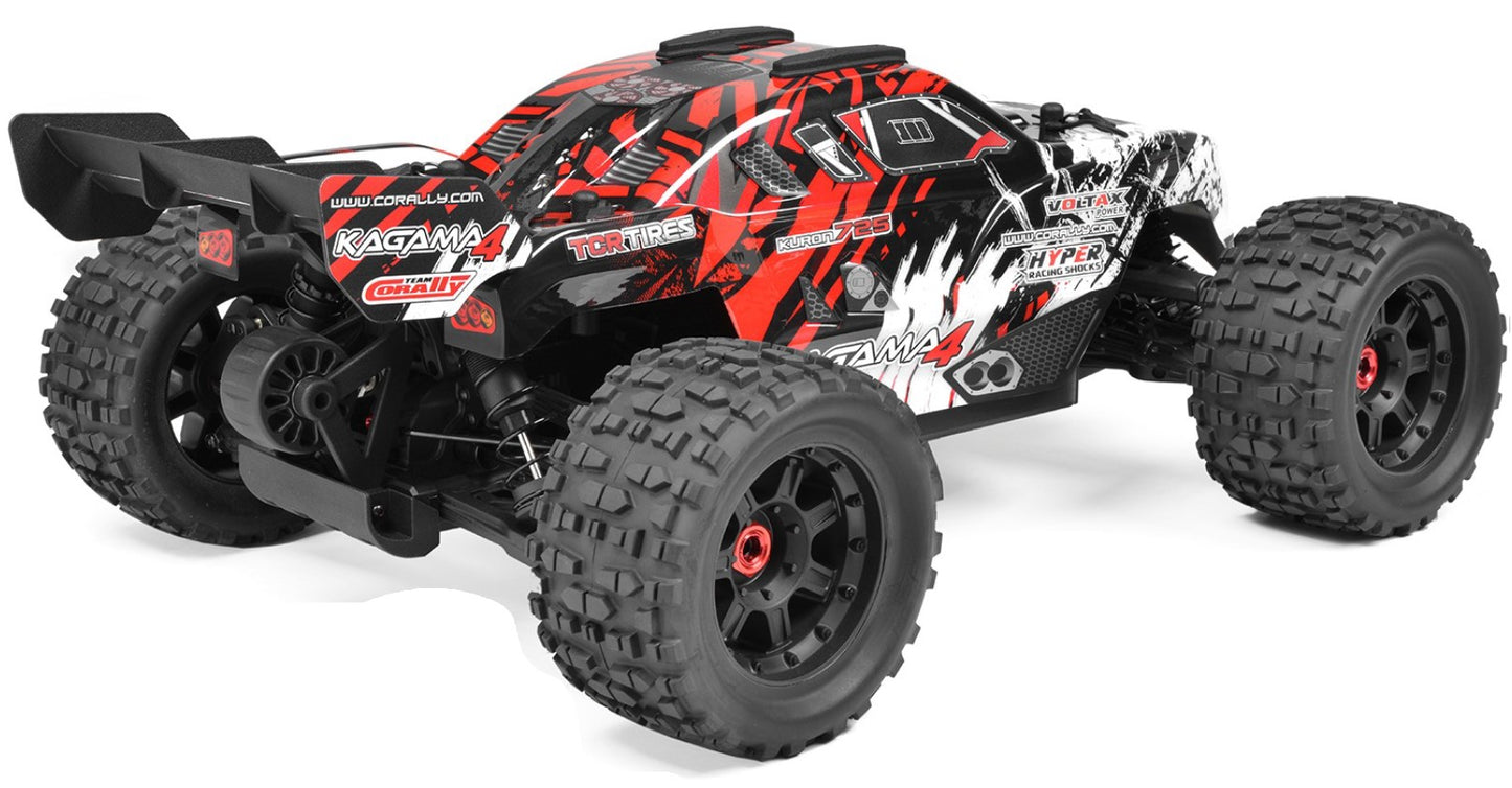 Kagama 4 XL 4S Monster Truck, RTR Version, Red