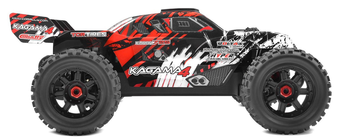 Kagama 4 XL 4S Monster Truck, RTR Version, Red