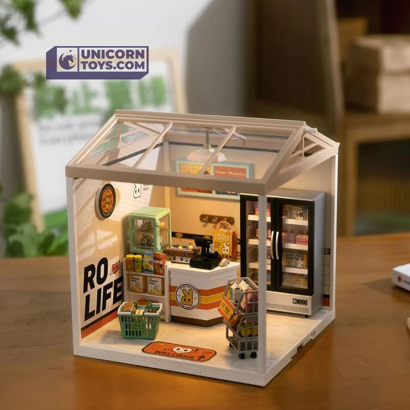 Energy Supply Store | Rolife Super Creator DW002 DIY Stackable Dollhouse Miniatures Kit