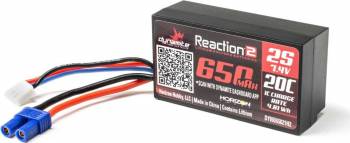 Reaction2  7.4V 650mAh 2S LIPO 20C - EC2