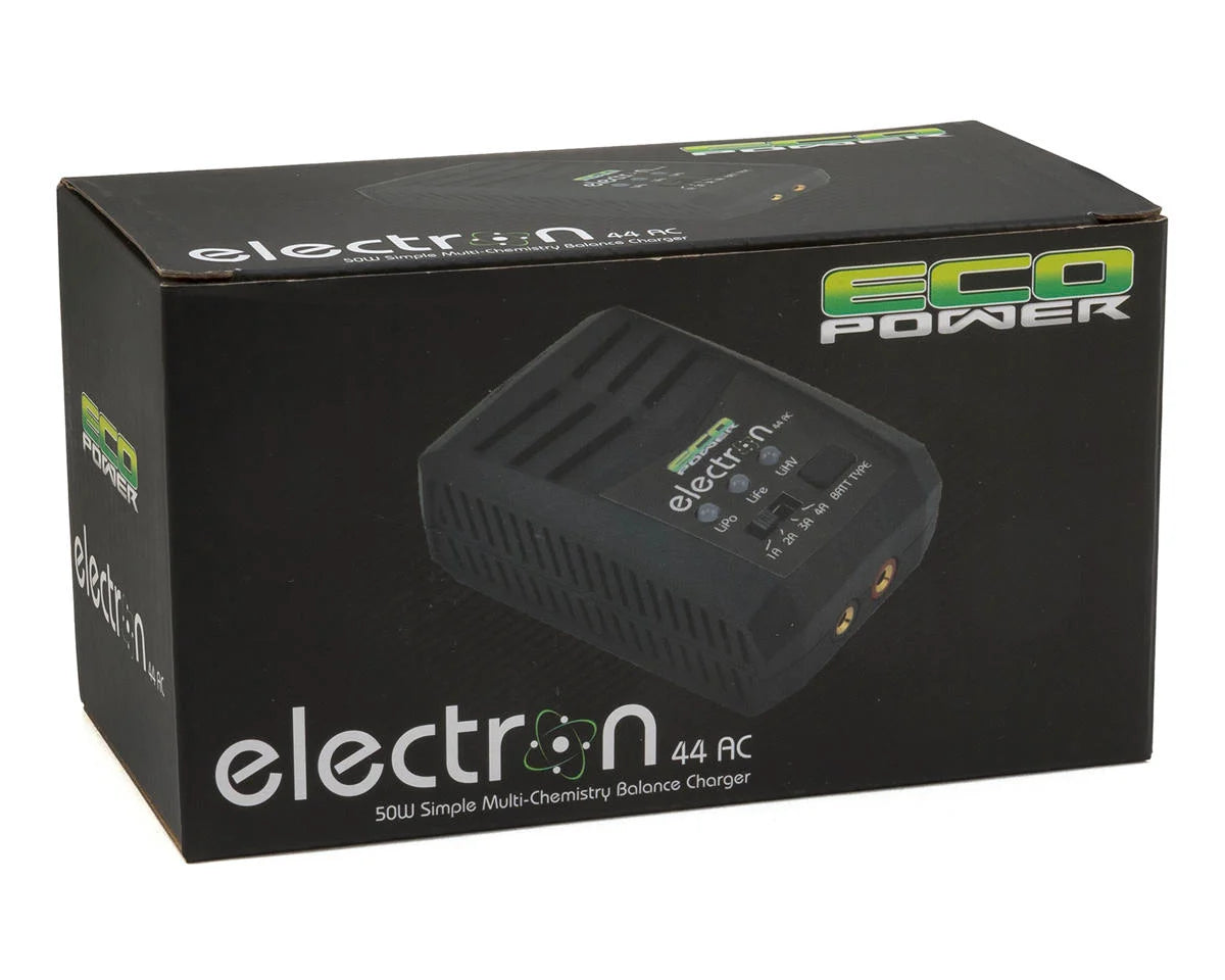 "Electron 44 AC" LiHV/LiPo/LiFe Battery Charger (2-4S/4A/50W)