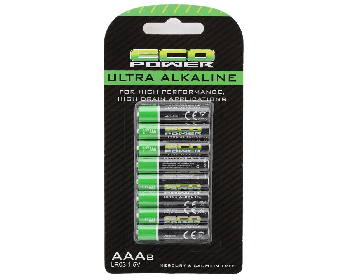 Ultra Alkaline AAA Batteries (8) (Mercury & Cadmium Free)