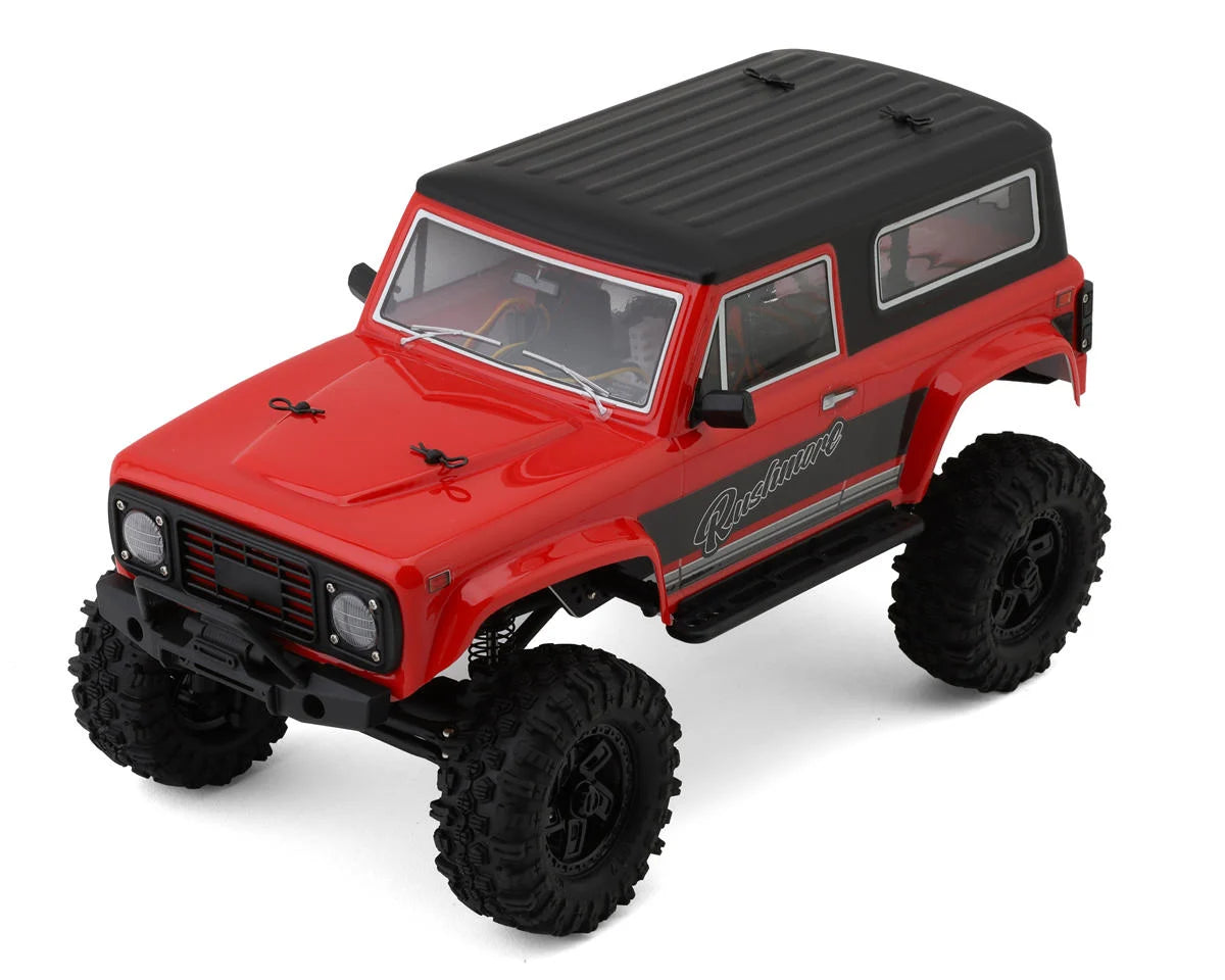 CR-18P Rushmore 1/18 RTR Micro Crawler w/Brushless Motor (Red)