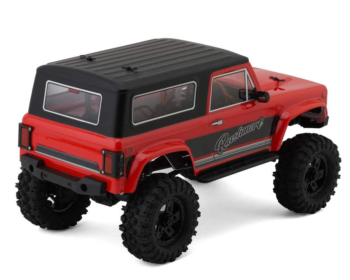 CR-18P Rushmore 1/18 RTR Micro Crawler w/Brushless Motor (Red)