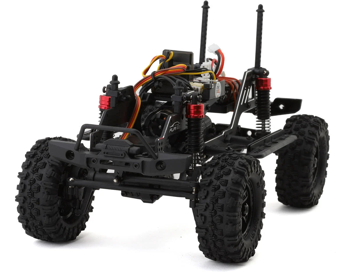 CR-18P Rushmore 1/18 RTR Micro Crawler w/Brushless Motor (Red)