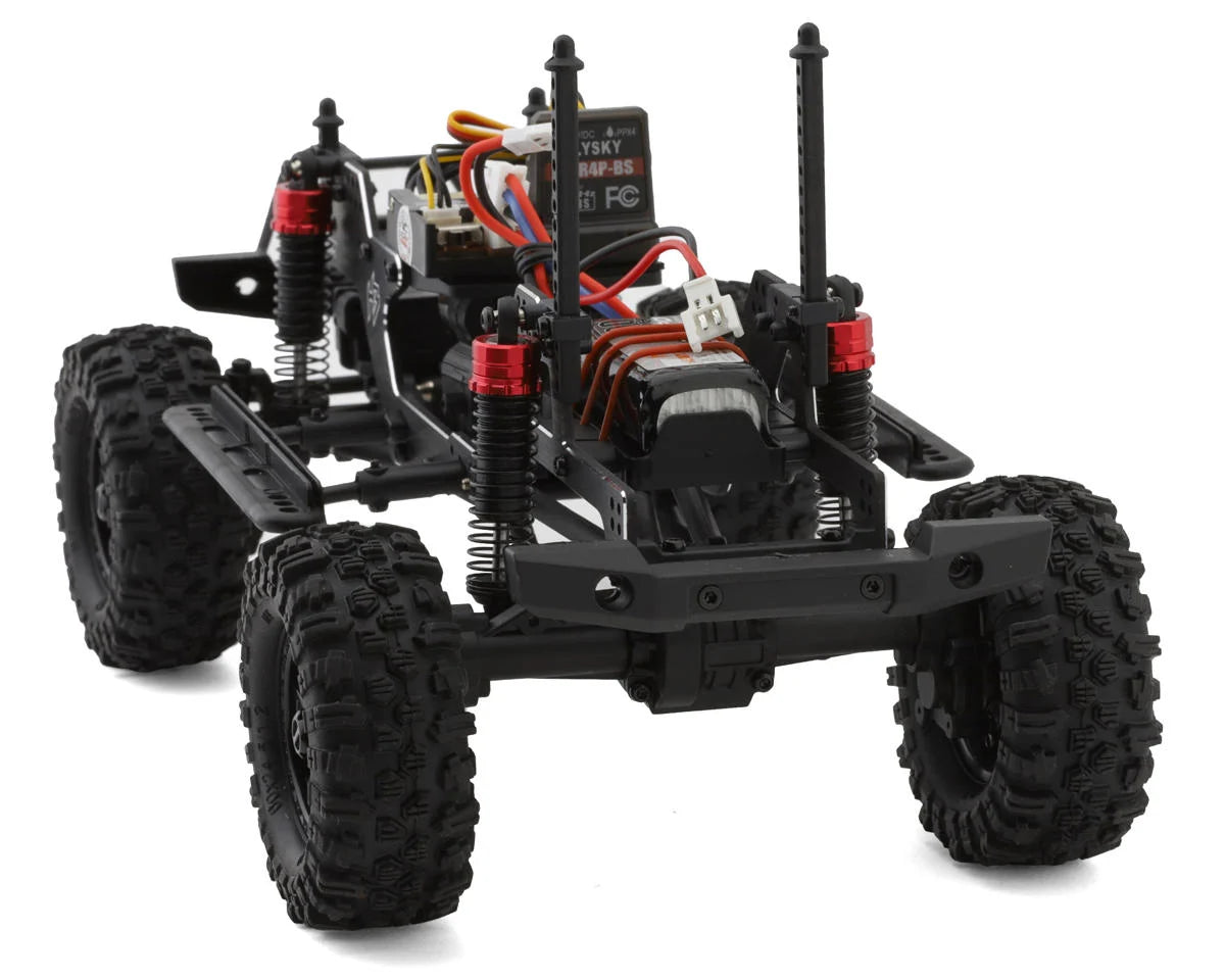 CR-18P Rushmore 1/18 RTR Micro Crawler w/Brushless Motor (Red)