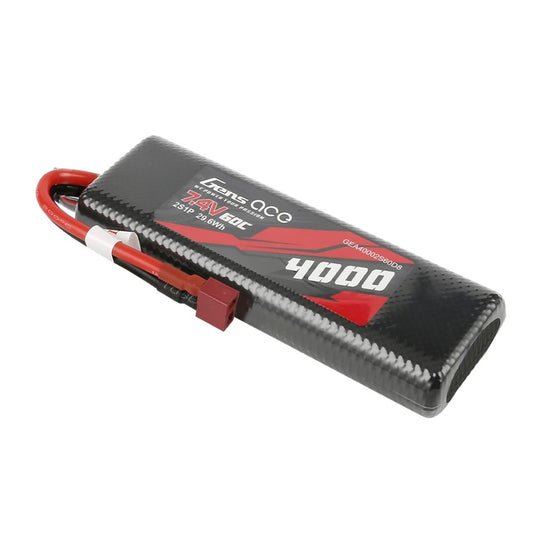 Gens Ace 4000mAh 2S1P 7.4V 60C LiPo DEANS OVAL CASE