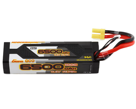 Gens Ace 3S LiHV 100C (11.4V/6500mAh) w/EC5 Connector