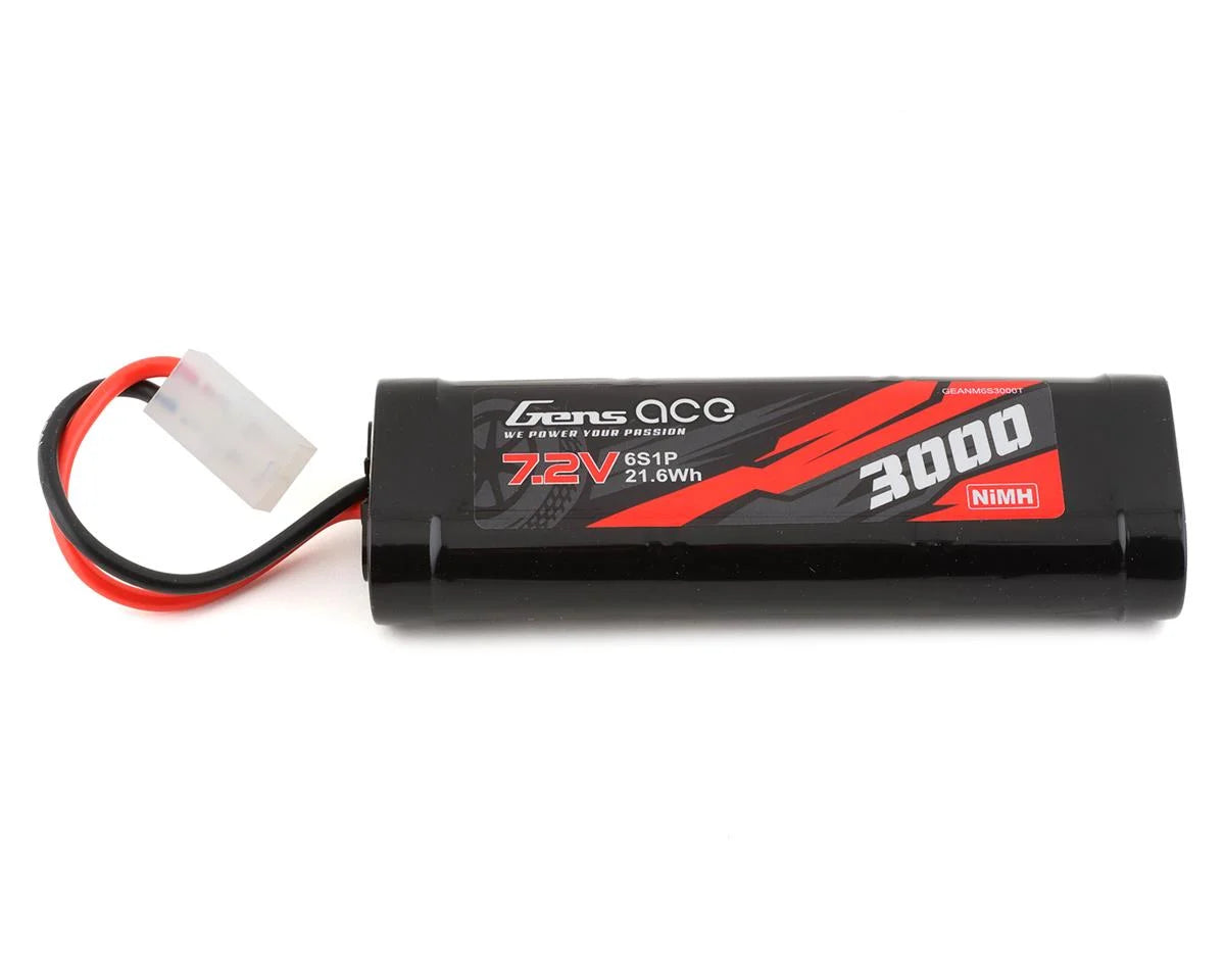 6-Cell 7.2V NiMh Battery w/Tamiya Connector (3000mAh)