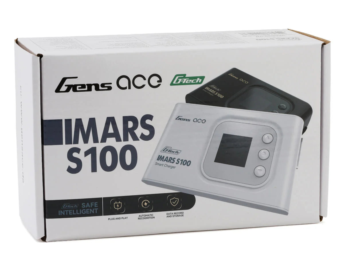 IMars S100 Smart Balance AC Battery Charger (6S/10A/100W) - WHITE