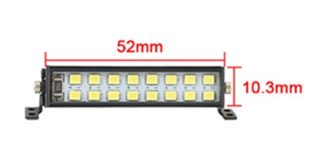 1/10 Double Row Light Bar - 16 LED (White)