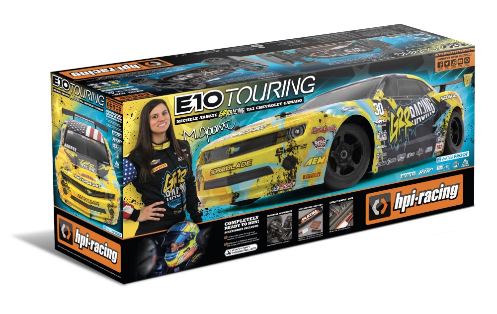 E10 Michele Abbate TA2 Camaro, 1/10 4WD RTR Combo