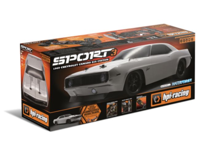 RS4 Sport 3 1969 Chevrolet Camaro Z28 Custom, 1/10 4WD RTR Combo