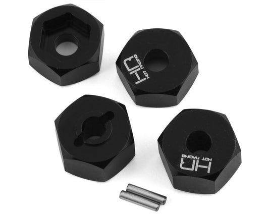 Mini-T 2.0/Mini-B 12mm Aluminum Hex Set (Black) (x4)