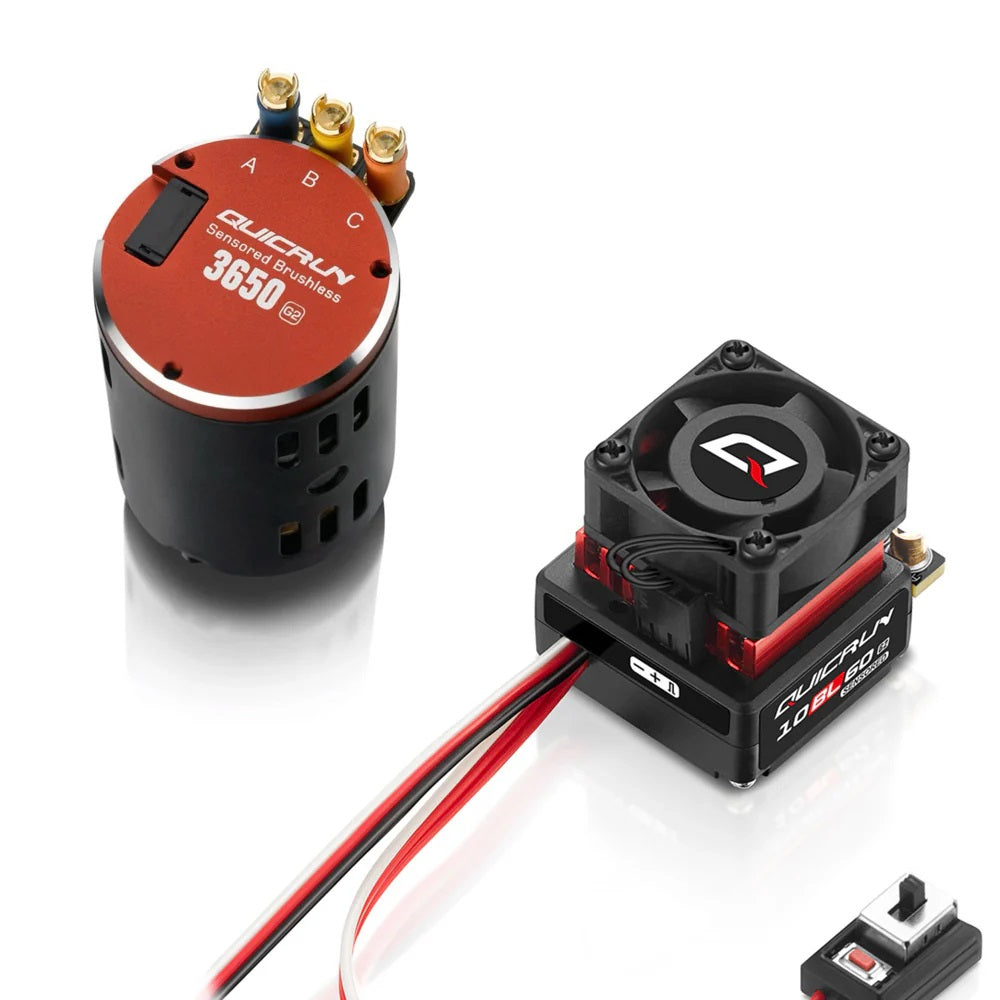 Quicrun 10BL60 SD G2 ESC & QR3650 SD 17.5T G2 Motor Combo (2S)