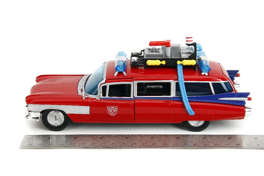 1/24 "Hollywood Rides" Ghostbusters ECTO-1 (G1 Optimus Prime Graphics)