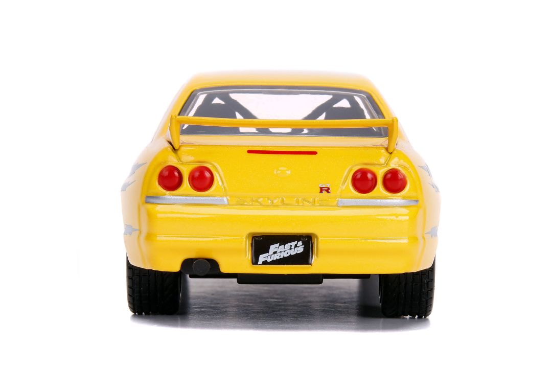 1/32 "Fast & Furious" 1995 Nissan Skyline GT-R (R33) Yellow