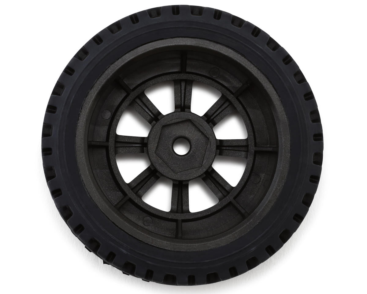 Kyosho FZ02-R Vintage Rally Pre-Mounted Tires (2) (Medium) w/12mm Hex & 8-Spoke Watanabe Wheels