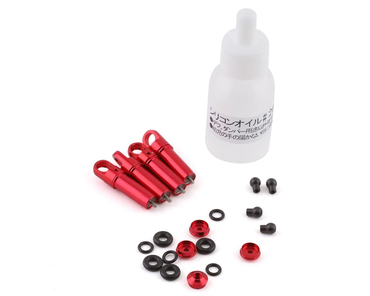 MX-01 Aluminum Oil Shock Set (Red) (4)