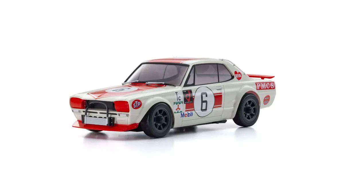 Mini Z 1972 Nissan Skyline White/Red 2000GT-R BODY ONLY