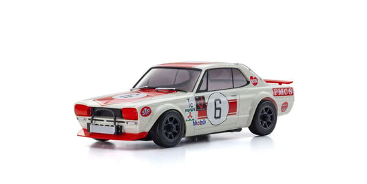 Mini Z 1972 Nissan Skyline White/Red 2000GT-R BODY ONLY