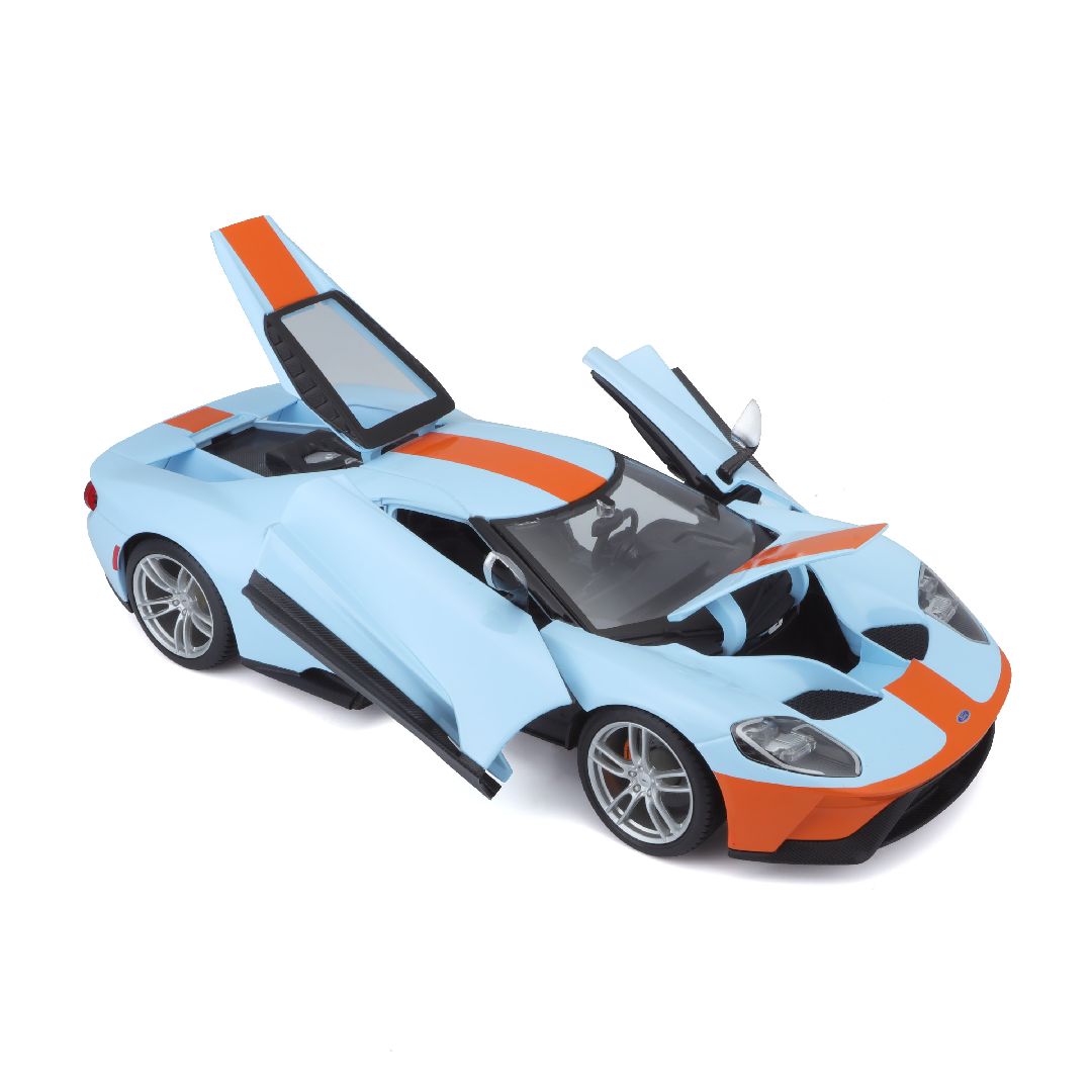 Maisto 1/18 SE 2019 Ford GT (Blue/Orange)