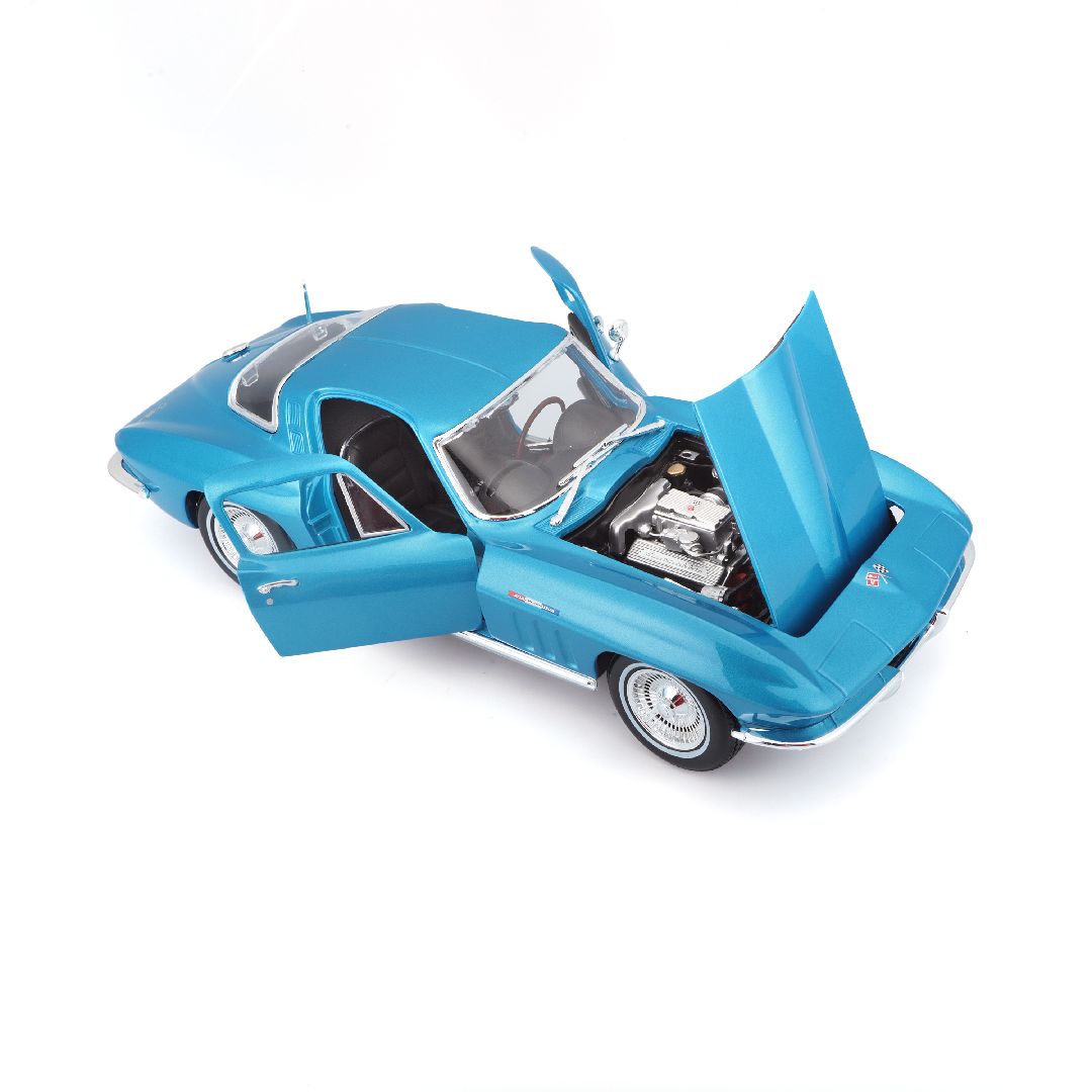 Maisto 1/18 Special Edition 1965 Chevrolet Corvette (Metallic Light Blue)