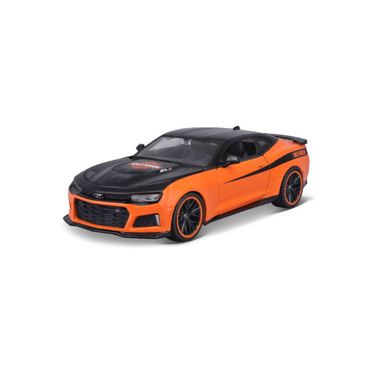 Maisto 1/24 Harley Davidson Custom 2017 Chevrolet Camaro ZL1 (Black/Orange)