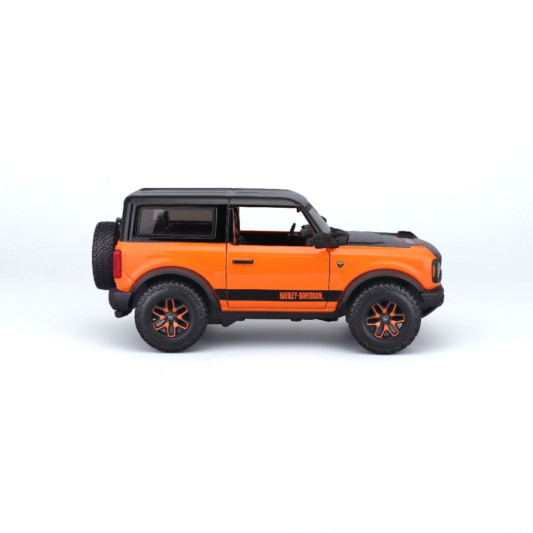 Maisto 1/24 Harley Davidson Custom 2021 Ford Bronco (Orange/Black)