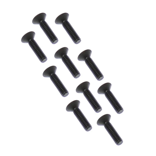 2x8mm Countersunk Hex Machine Thread Screws (10pcs)