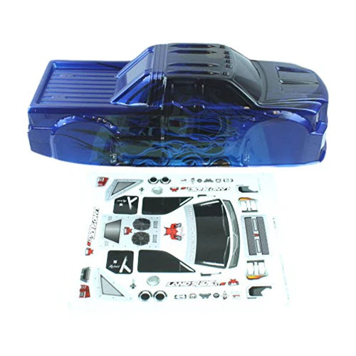 1/8 LANDSLIDE XTE Truck Body (Blue)(1pc)